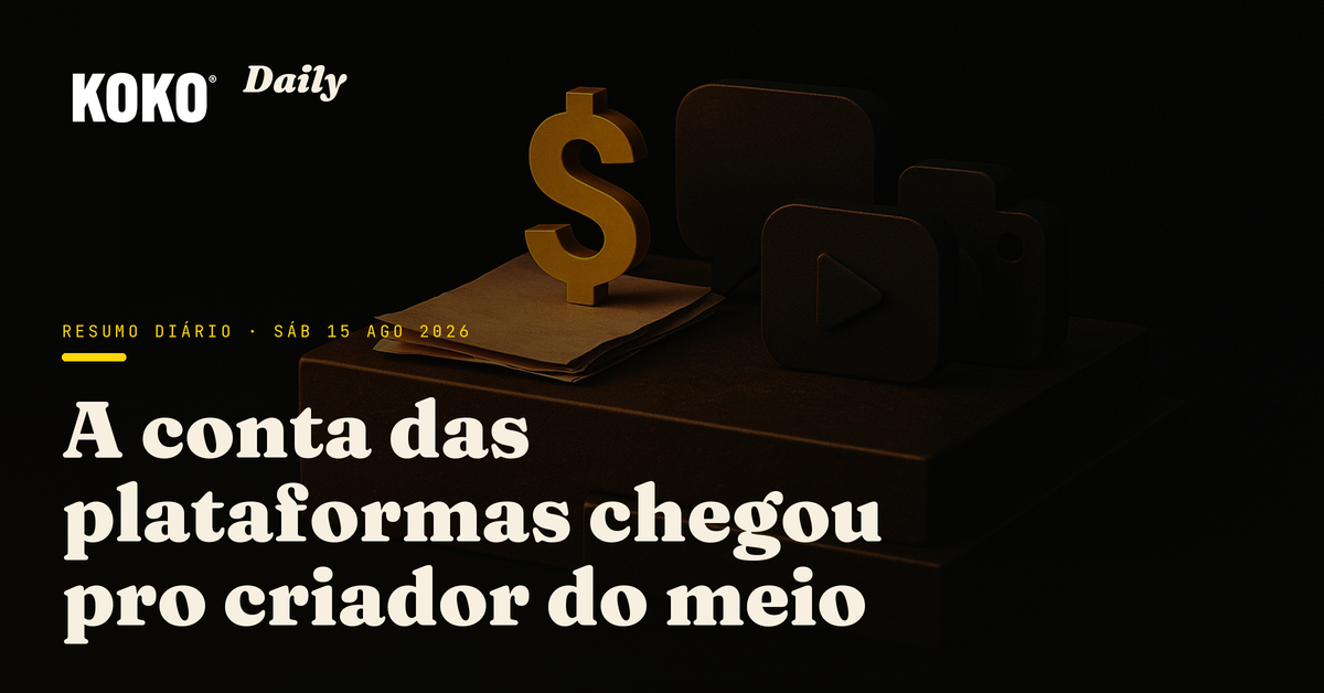 Capa do Koko Daily de hoje