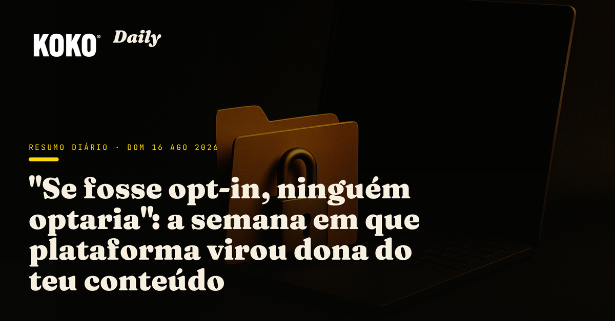 Capa do Koko Daily de hoje