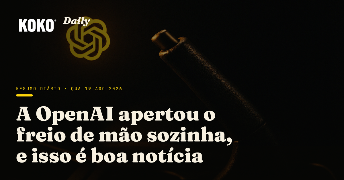 Capa do Koko Daily de hoje