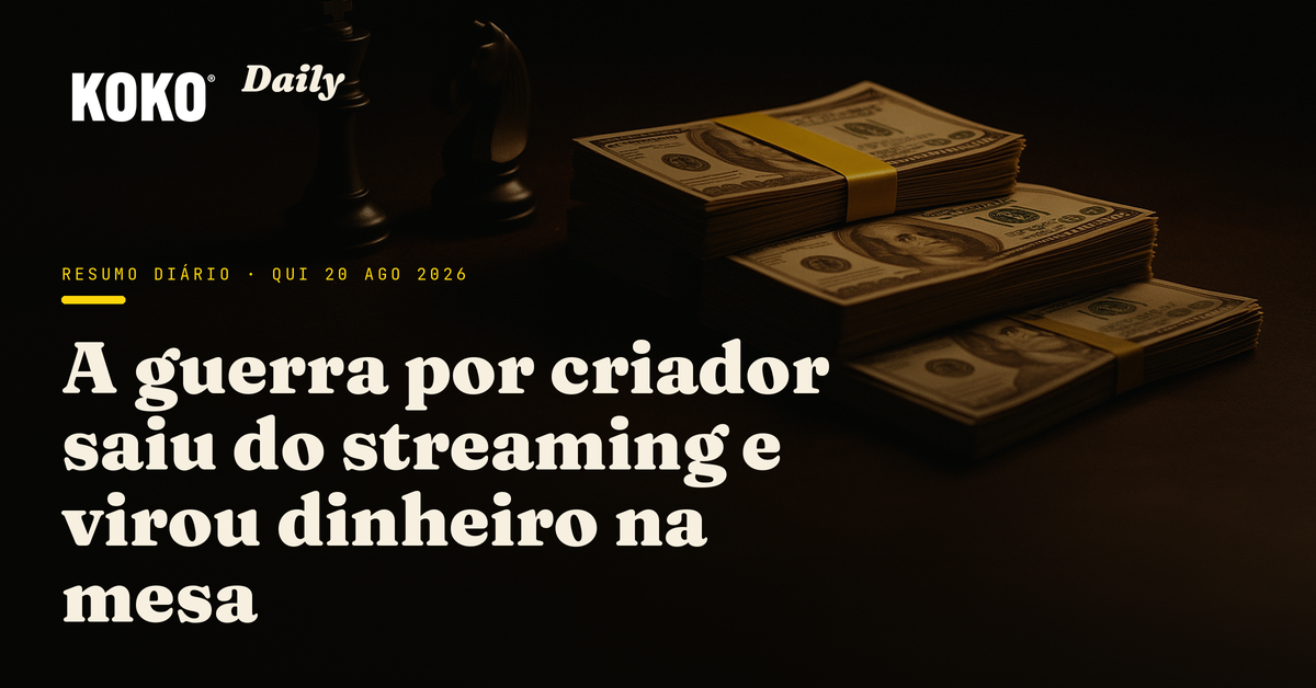 Capa do Koko Daily de hoje