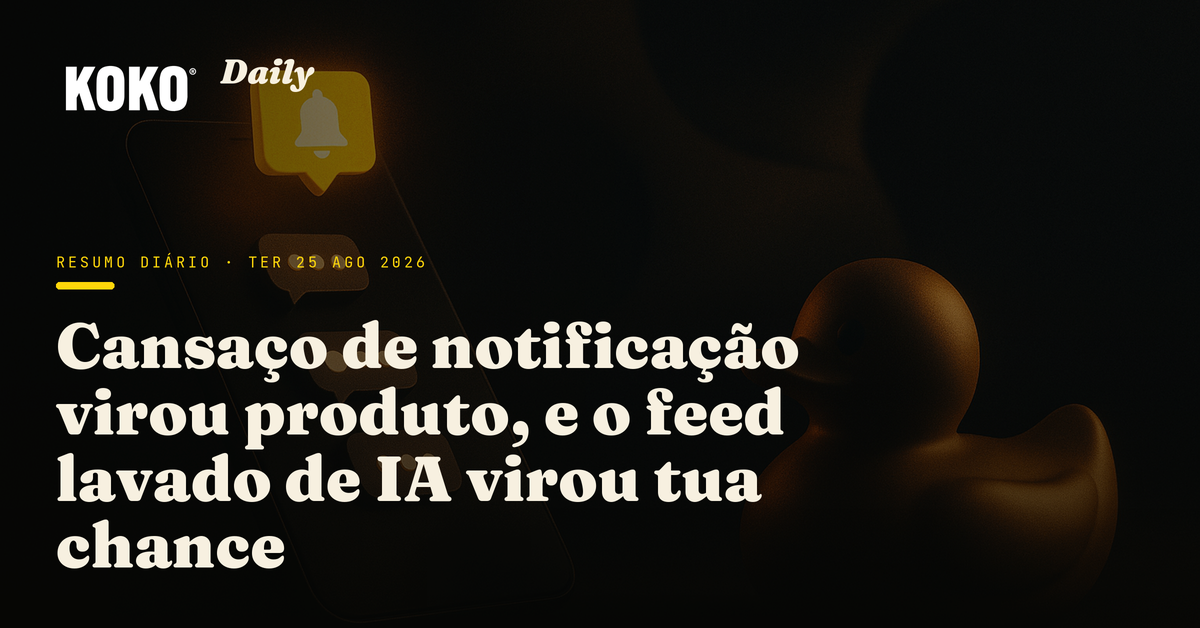 Capa do Koko Daily de hoje