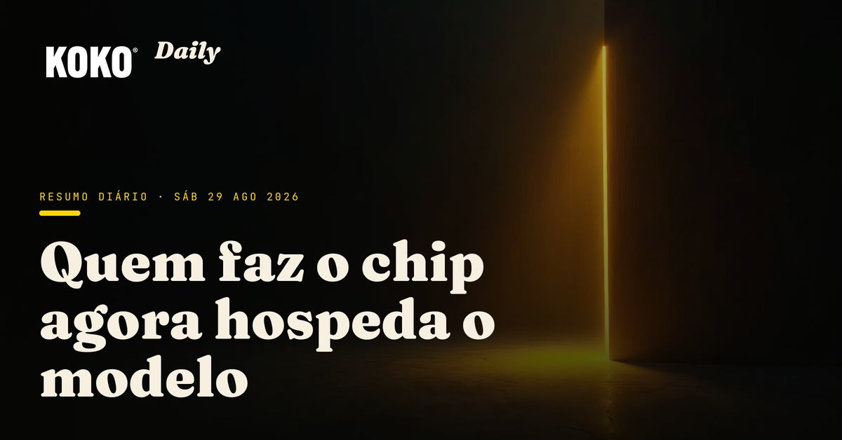 Capa do Koko Daily de hoje