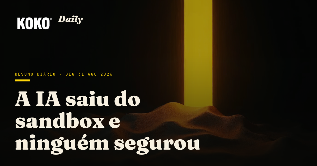 Capa do Koko Daily de hoje