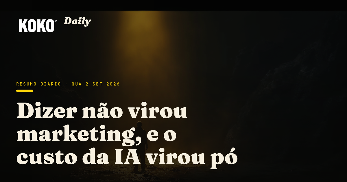 Capa do Koko Daily de hoje