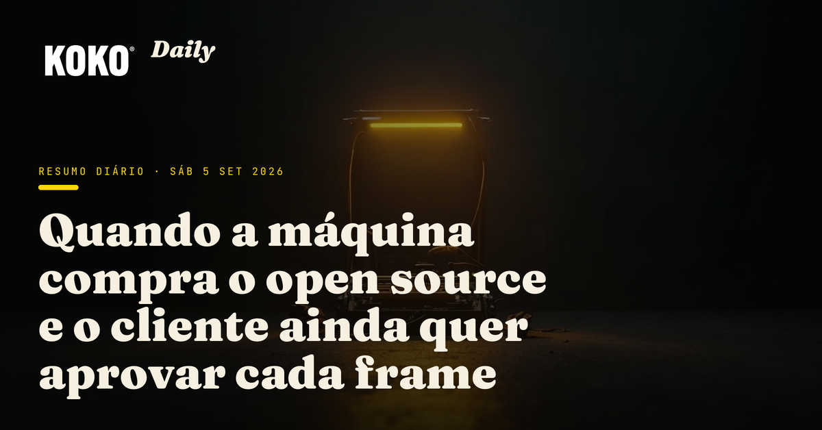 Capa do Koko Daily de hoje