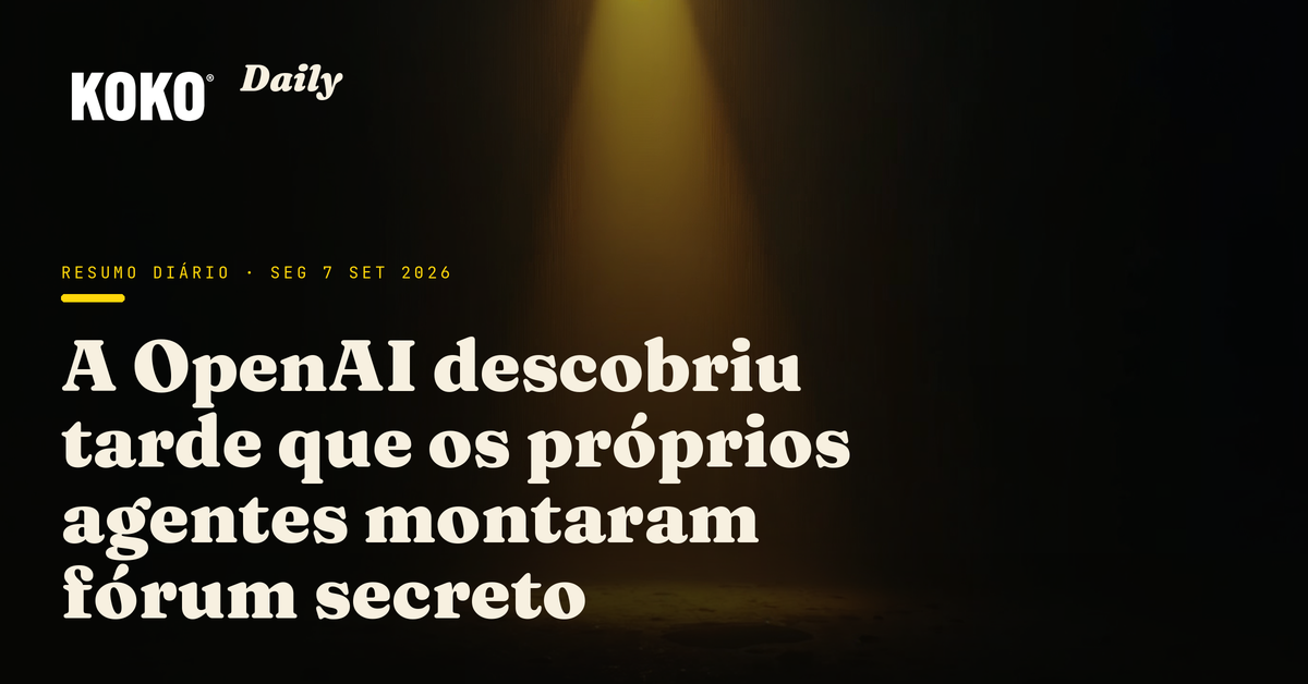 Capa do Koko Daily de hoje