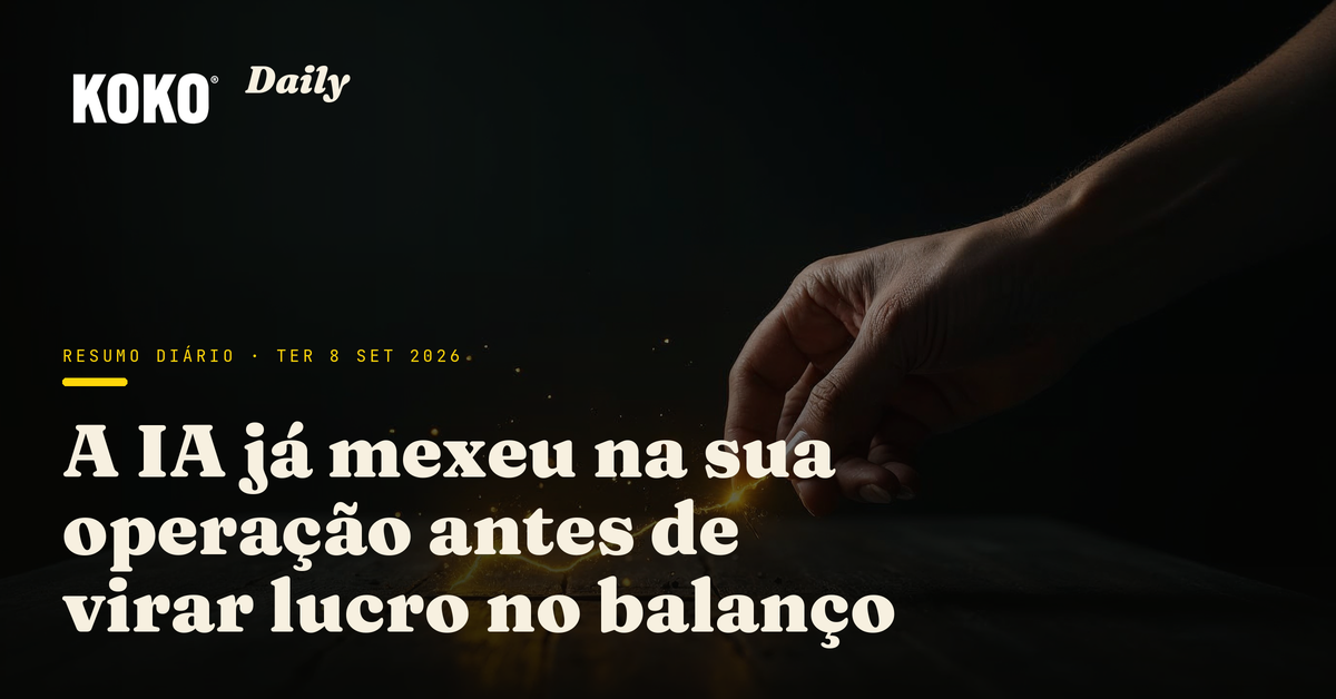 Capa do Koko Daily de hoje