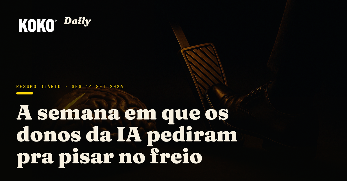 Capa do Koko Daily de hoje
