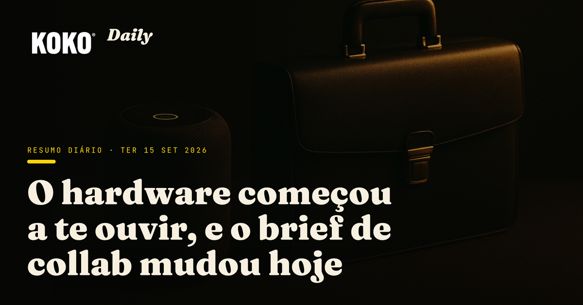 Capa do Koko Daily de hoje