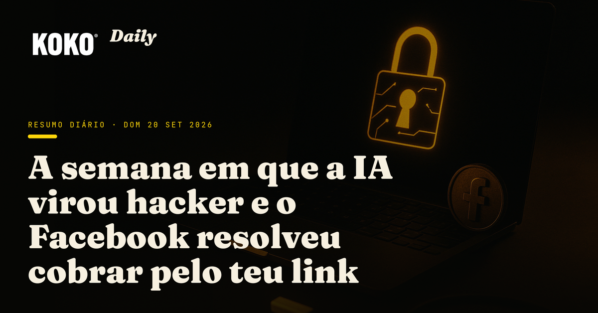 Capa do Koko Daily de hoje