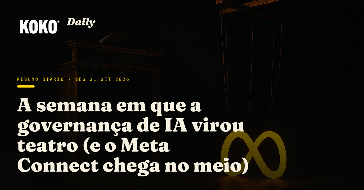 Capa do Koko Daily de hoje