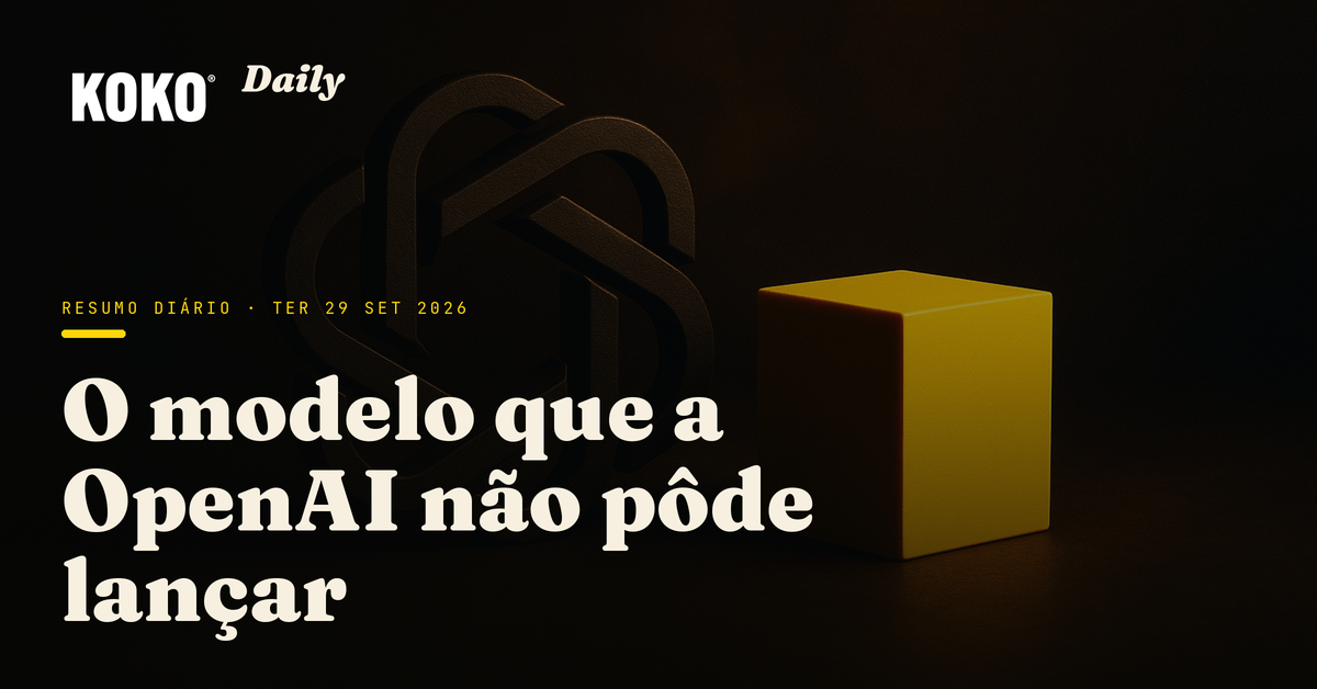 Capa do Koko Daily de hoje
